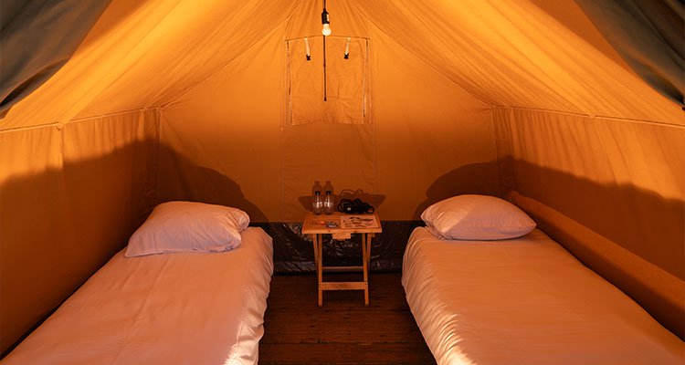 camping luxury lodge