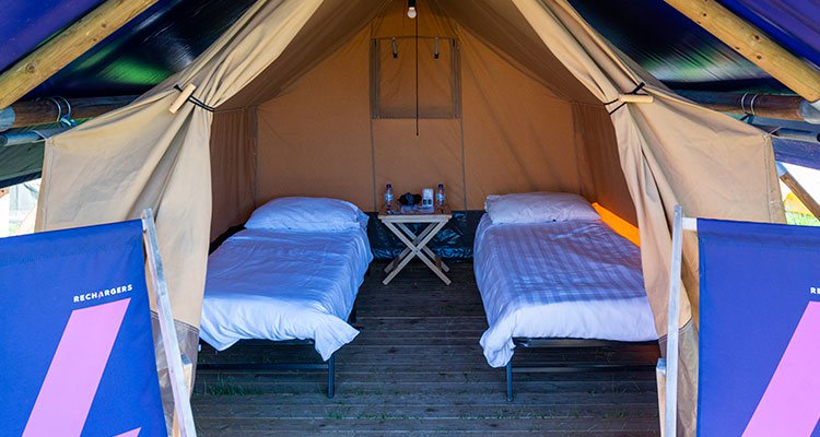 camping luxe lodge